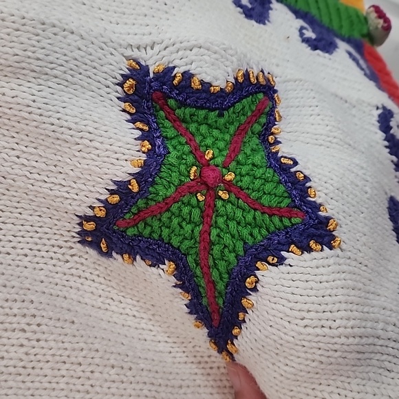 Marisa Christina II Fish Sea life Sweater cardigan - Picture 5 of 10